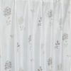 草花柄ミラーレースカーテン L.カリス