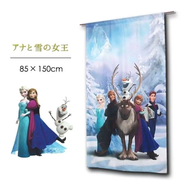 のれん アナと雪の女王