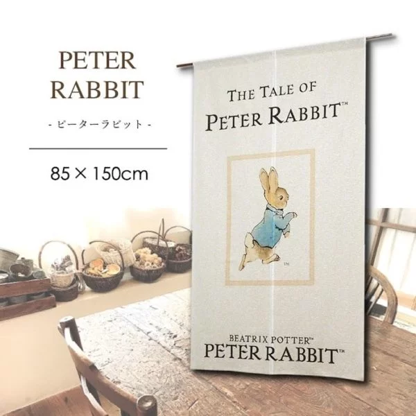 のれん ピーターラビット