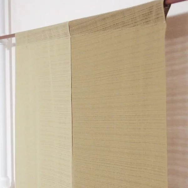 のれん　マリモツートン ベージュ