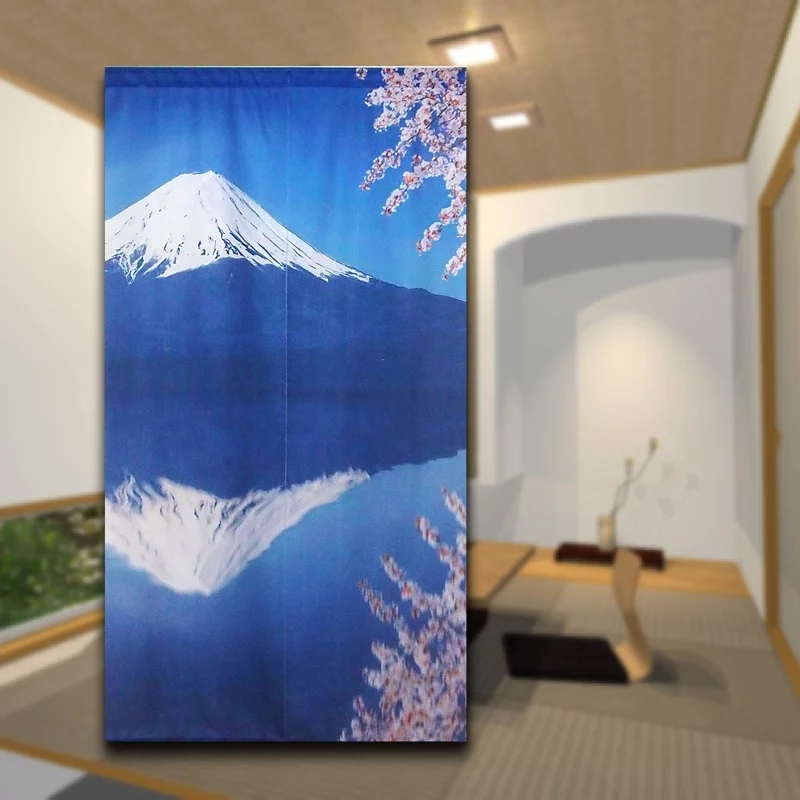 のれん タペストリー 富士山 | オーダーカーテン激安通販 アットカーテン