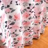 水彩風花柄 遮光カーテン マリーポール ピンク