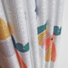 かわいい虹柄デザインの厚地カーテン レインボー