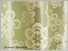 ＊花柄＊ジャガード織り遮光カーテン・マドレーヌ・！！　　　カーテン通販アットカーテンの画像です