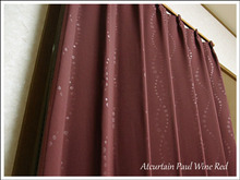 モダンカラーのエンボス加工一級遮光カーテン！！＊ポール＊　　　カーテン通販アットカーテンの画像です